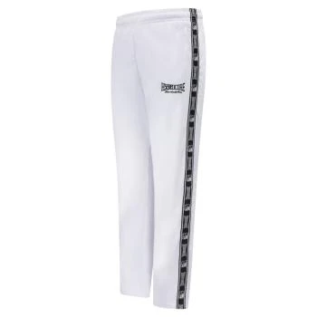 100% Hardcore trackpants essential white front