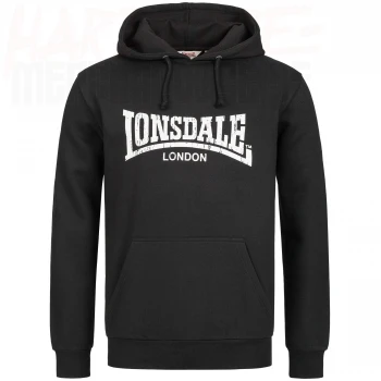 Lonsdale Hooded Sweatshirt Wolterton b/w