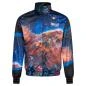 Preview: 100% Hardcore Trainingsjacke "into space" blau