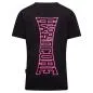 Preview: 100_procent_hardcore_damen_tshirt_schwarz_pink_vorne