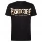 Preview: 100% Hardcore T-Shirt "Essential" schwarz gold front