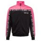 Preview: 100_prozent_hardcore_trainingsjacke_schwarz_pink_vorne