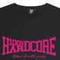 Preview: 100_procent_hardcore_damen_t-shirt_essential_cropped-schwarz-pink_logo