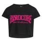 Preview: 100_procent_hardcore_women_t-shirt_essential_cropped-black-pink_front