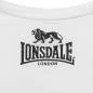 Preview: Lonsdale T-Shirt Gots weiss logo detail
