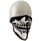 Preview: Halbmaske "Skull" black