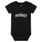 Preview: gabber_baby_romper_black_front