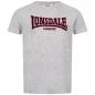Mobile Preview: Lonsdale T-Shirt "one tone" grau/oxblood