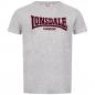 Preview: Lonsdale T-Shirt "one tone" marl grey/oxblood