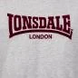 Preview: Lonsdale T-Shirt "one tone" grau/oxblood