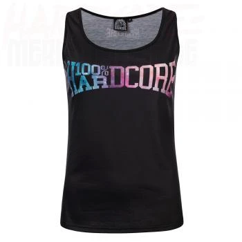 100% Hardcore Lady Tanktop "Dream black" (xs/s/m)