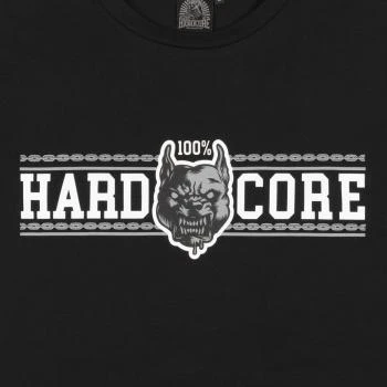 100% Hardcore Cropped Tee Logo