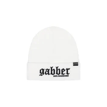 100% Hardcore Beanie "Gabber" white
