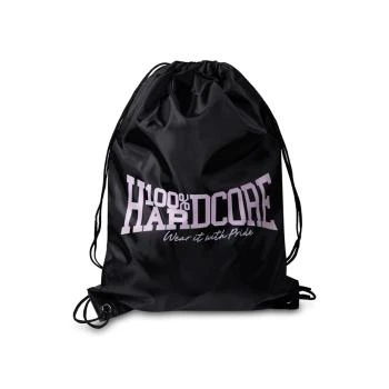 100% Hardcore Beutel "Essential" schwarz/pink