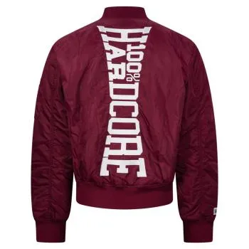 100% Hardcore Bomberjacket "Vertical" red