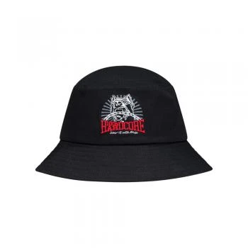 100% Hardcore Bucket Hat "Dog-1" black