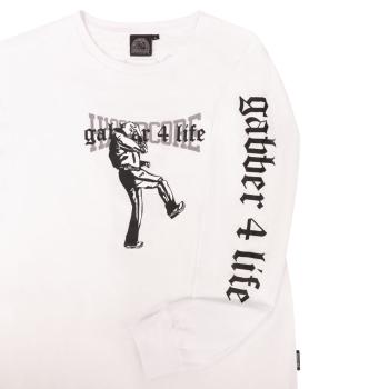 Preview: 100% Hardcore Longsleeve "G4L" white (3XL)