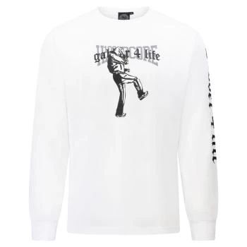 100% Hardcore Longsleeve "G4L" white