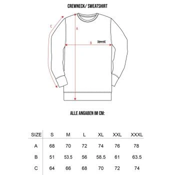 100% Hardcore Crewneck "College 2003"