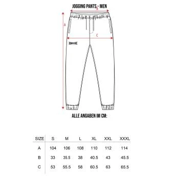 100% Hardcore Joggingpants "Taped" (XXL)