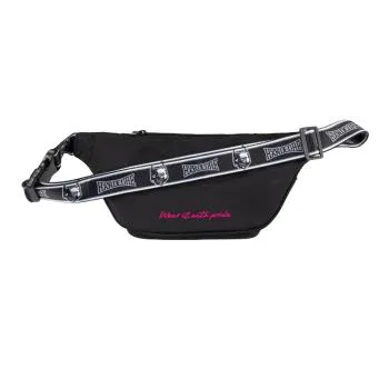 100% Hardcore Gürteltasche "Branded Rage" schwarz/pink