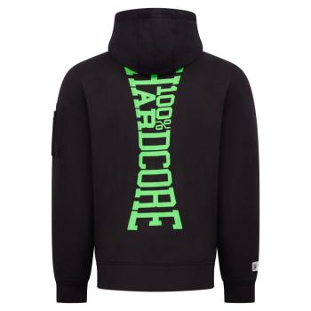 Preview: 100% Hardcore Hooded Zipper "Vertical" black-green (S/XXL)