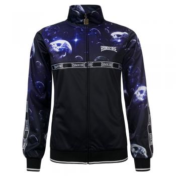 100_prozent_hardcore_lady_trainingsjacke_blau_vorne