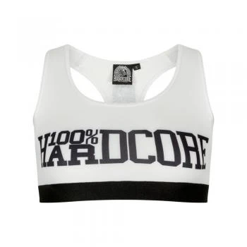 100_percent_hardcore_sporttop_weiss_vorne