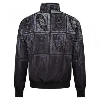 100% Hardcore Trainingsjacke "Gabber Ace" silber