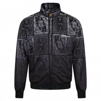 100% Hardcore Trackjacket "Gabber Ace" silver