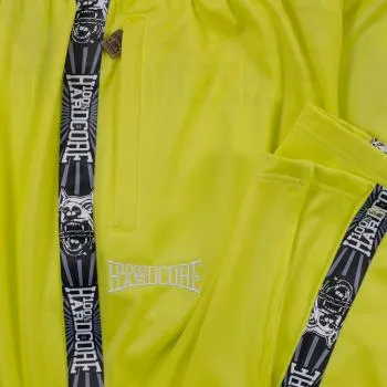 100% Hardcore Trackpants Taped Yellow (Unisex) detail