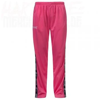 100% Hardcore Trackpants Taped Pink (Unisex) Front