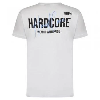 100% Hardcore T-shirt "Signature" weiss