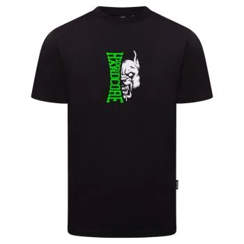 100% Hardcore T-Shirt "Vertical" Schwarz-Gruen