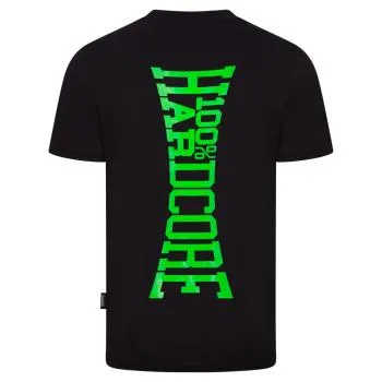 100% Hardcore T-Shirt "Vertical" black-green