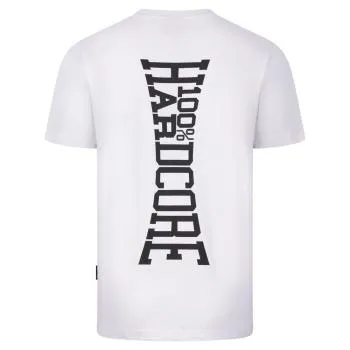 100% Hardcore T-Shirt "Vertical" white