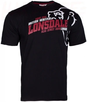 Lonsdale T-Shirt "Walkley" schwarz
