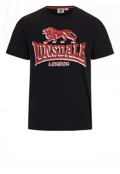 LONSDALE T-SHIRT STONE SCHWARZ
