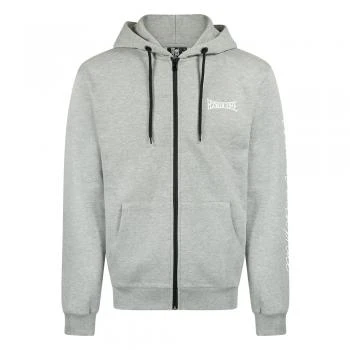 100-procent-hardcore-hooded-zipper-essential-grey-front