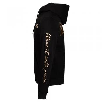 100-procent-hardcore-hooded-zipper-essential-black-gold-side