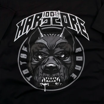 100% Hardcore T-Shirt Dog to the Bone