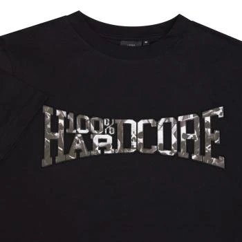 100_procent_hardcore_tshirt_essential_bestickt_schwarz_druck