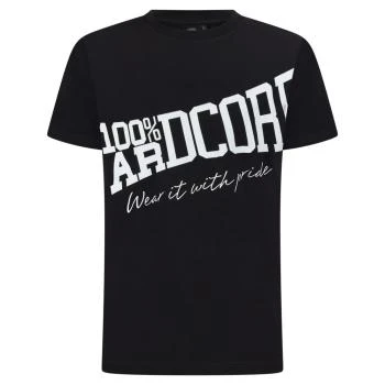 100_percent_hardcore_tshirt_essential_tilted_black_front