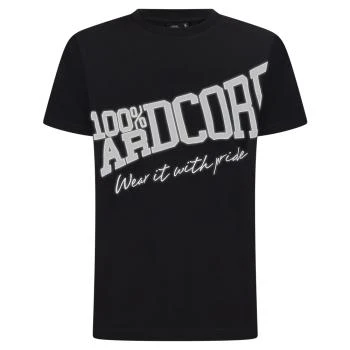 100_percent_hardcore_tshirt_essential_tilted_reflective_grey_front