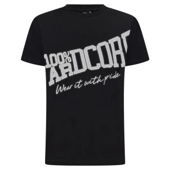 100_prozent_hardcore_tshirt_essential_tilted_reflective_grau_vorderseite