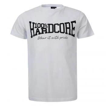 100% Hardcore T-Shirt "The Brand" weiss