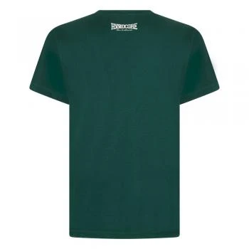 100% Hardcore T-Shirt "Essential" green back