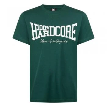 100% Hardcore T-Shirt "Essential" gruen front