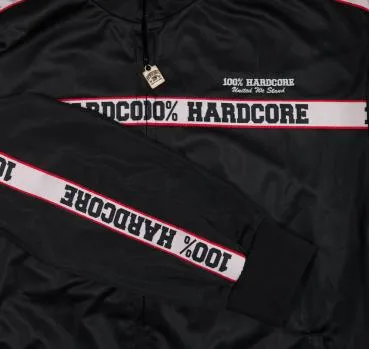 100 procent Hardcore Trackjacket Baseline detail