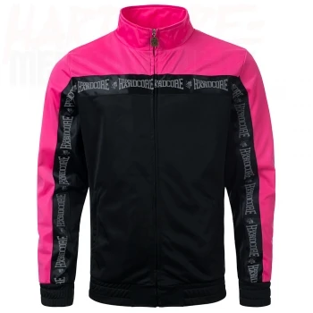 100% Hardcore Trainingsjacke Authentic black/pink (Unisex)